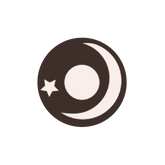 I-Contact Cosplay Halloween Contact Lenses White Moon and Star